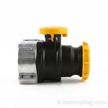 Vanne de balle Camlock 2 &quot;pour un fourre-tout IBC de 62 mm